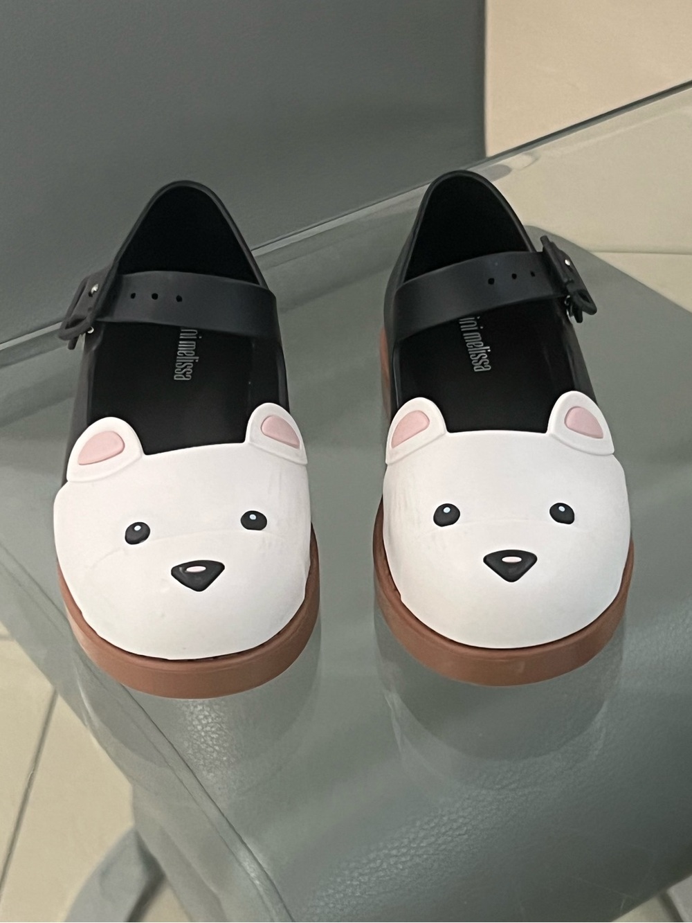 Mini Melissa Maggie Bear Mary Jane Toddler Girls Shoes Size 9